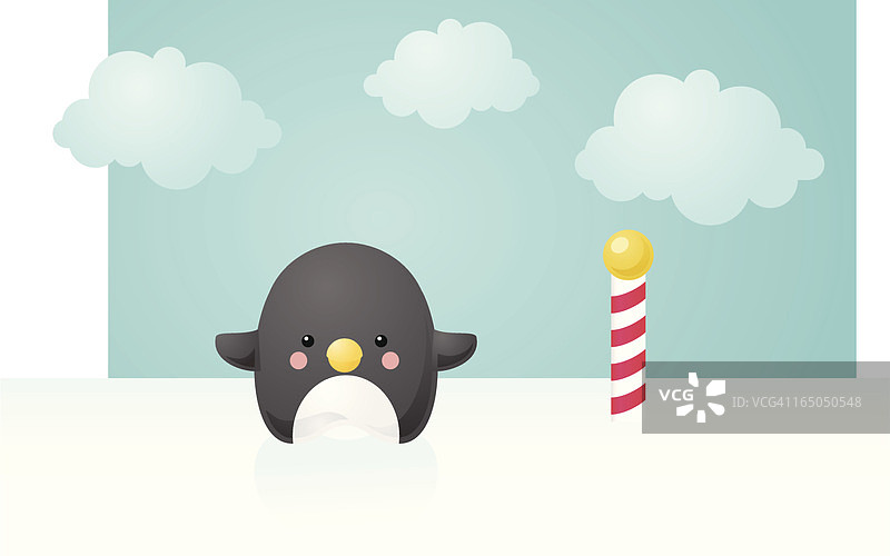 快乐的企鹅图片素材
