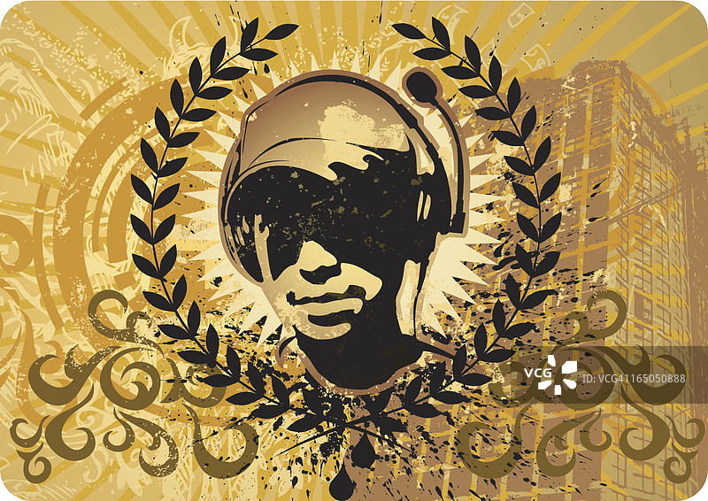 粗犷设计的DJ图片素材