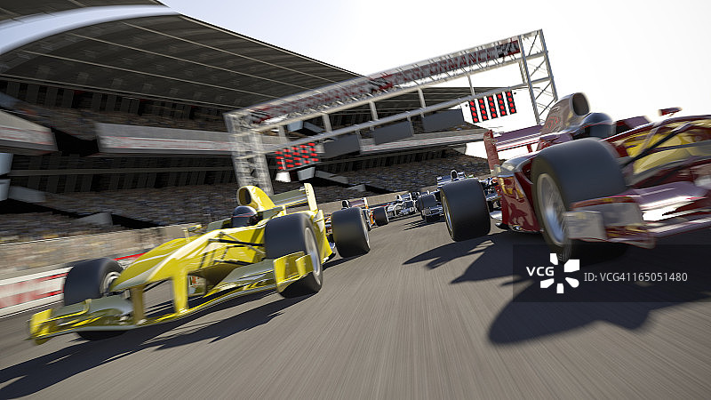 竞速型开轮单座赛车图片素材