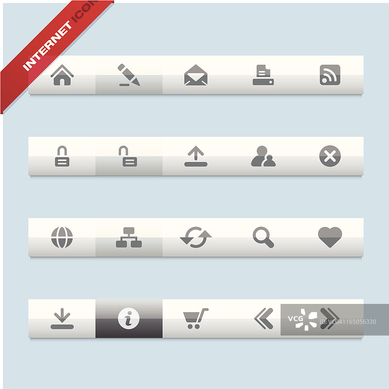 互联网图标 | 红色标签图片素材