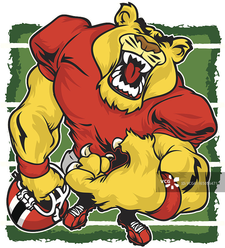 美洲狮橄榄球图片素材