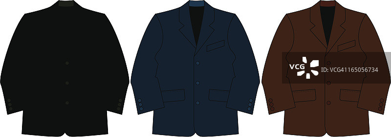 智能正装西装外套图片素材