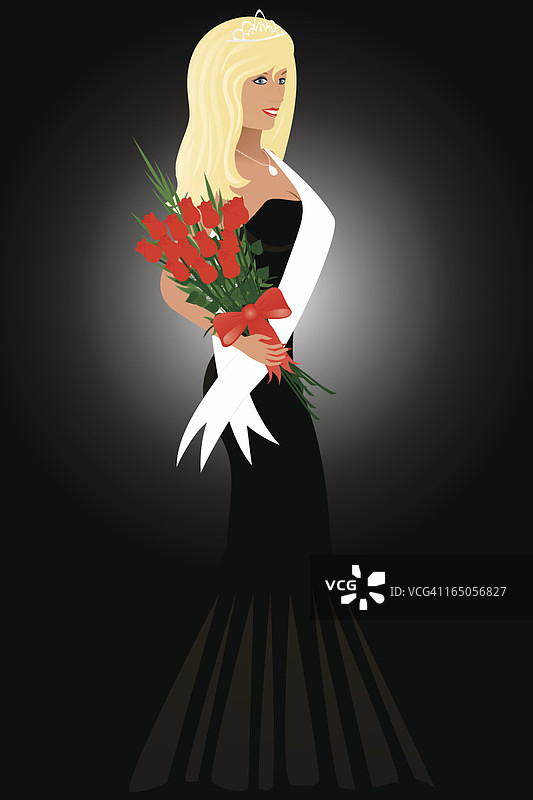 选美皇后图片素材