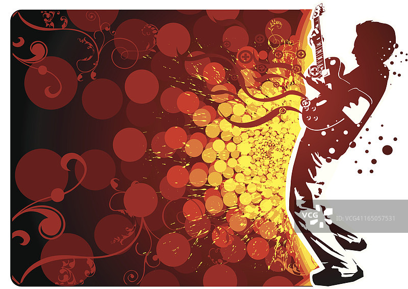 派对上的吉他手图片素材