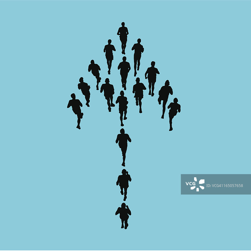 奔跑者之箭图片素材