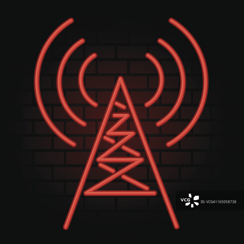 霓虹灯WiFi图片素材