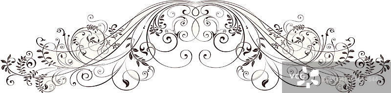 花卉涡卷图片素材