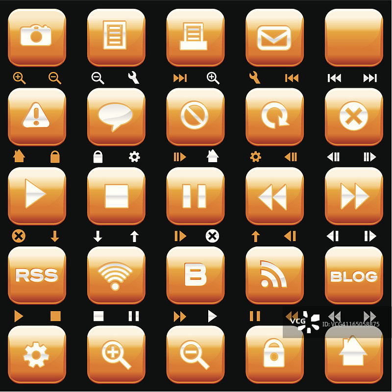 网页设计图标图片素材