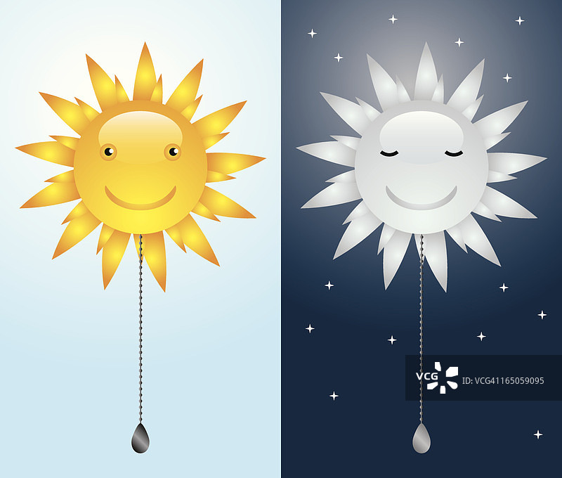 太阳开关图片素材