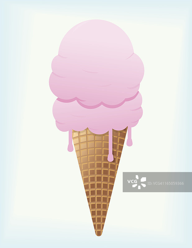 冰淇淋甜筒图片素材