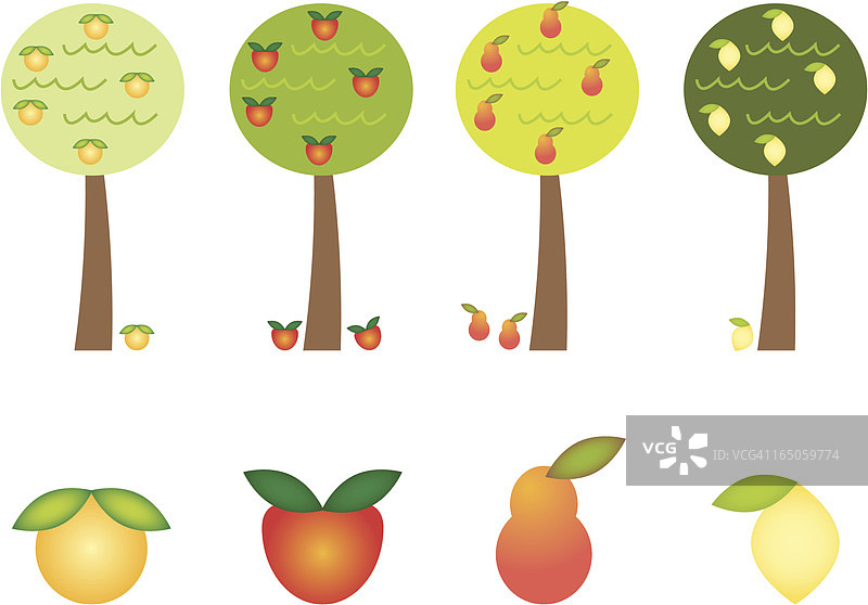 水果树图标图片素材