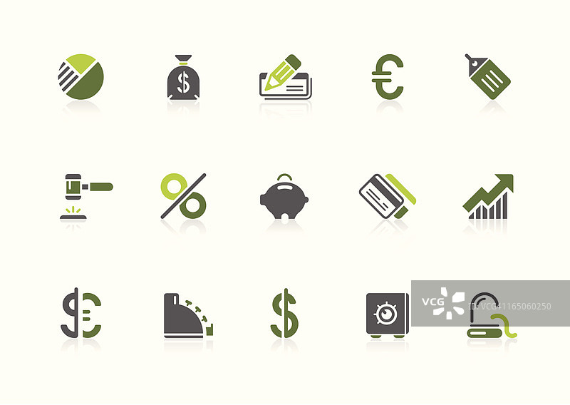 金融图标 | 青柠系列图片素材