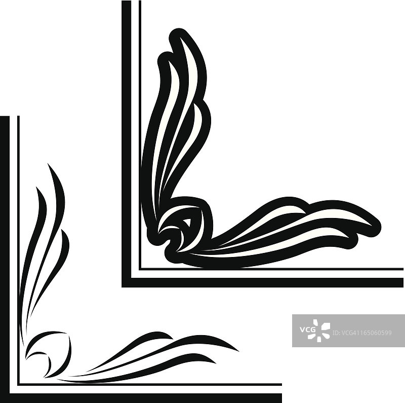 边角模板图片素材