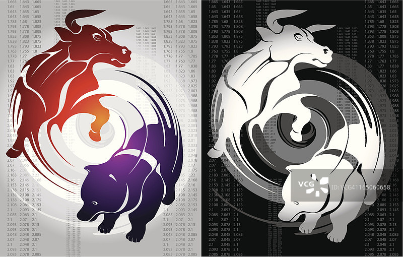 牛熊图片素材