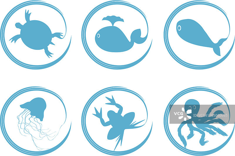 动物标志图片素材