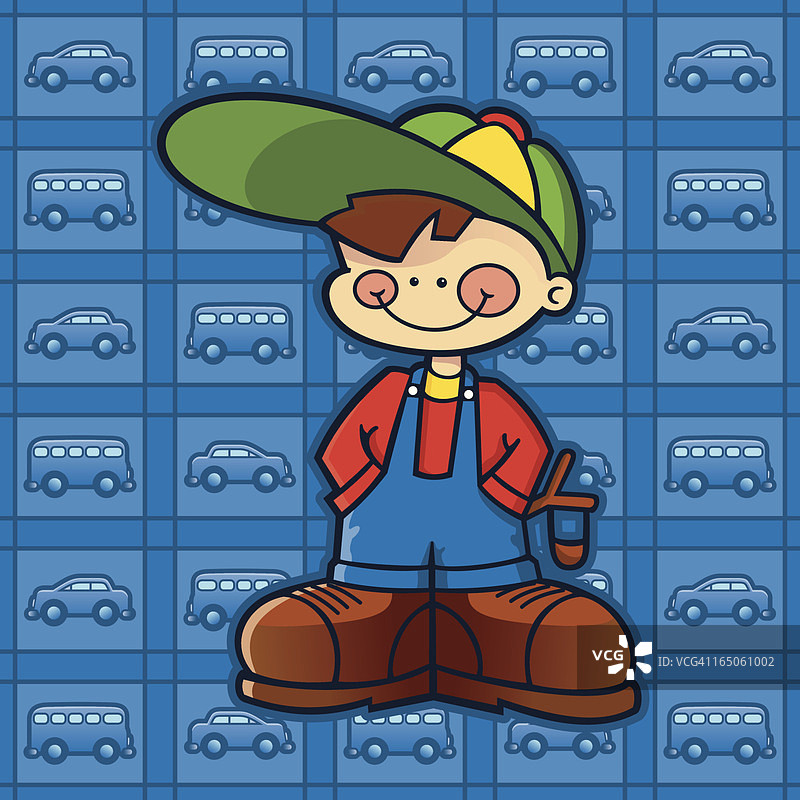 自信快乐的孩子图片素材