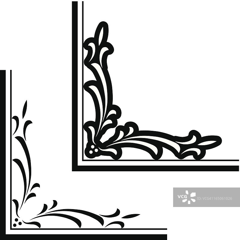 边角模板图片素材