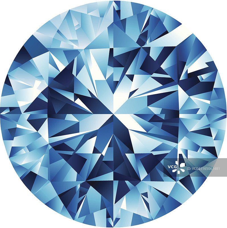 蓝色钻石图片素材