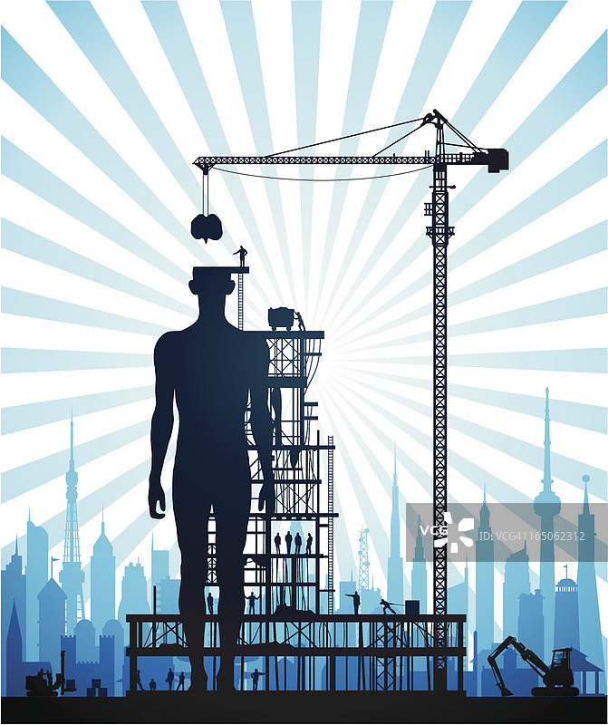 在城市里塑造新人图片素材