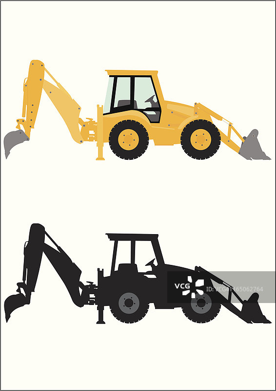 挖掘机图片素材