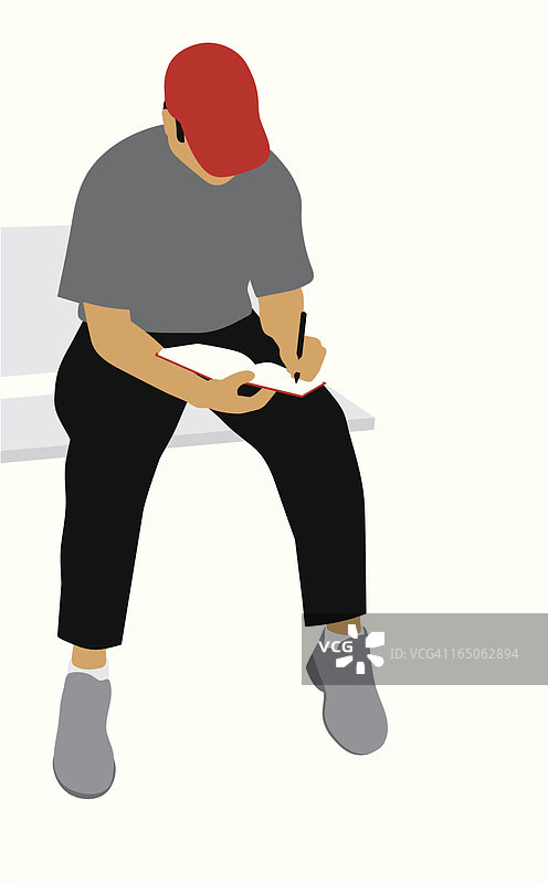 男人在学习图片素材