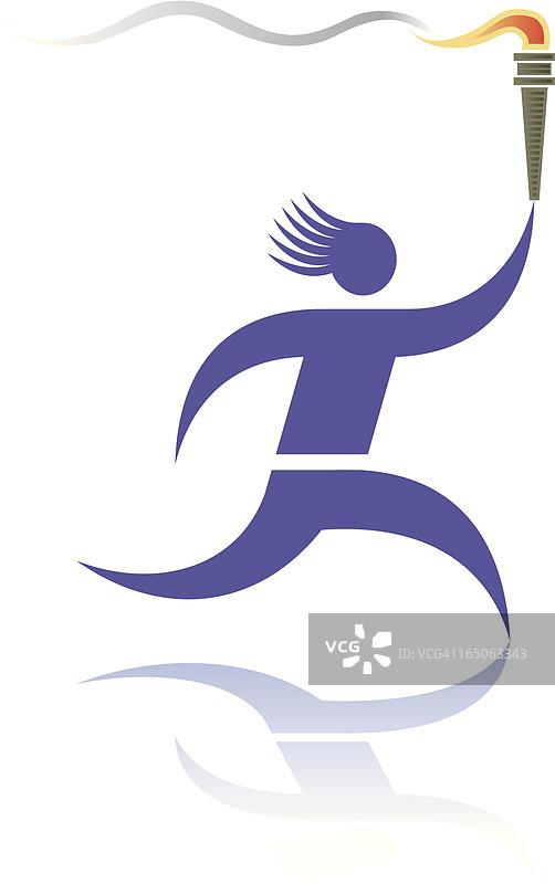 火炬手图片素材