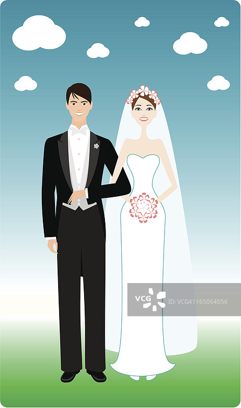 新娘和新郎图片素材