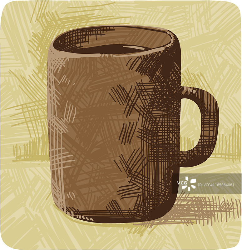 手绘风格咖啡图片素材