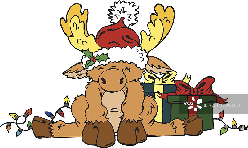 圣诞麋鹿图片素材