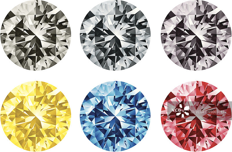 彩色钻石图片素材