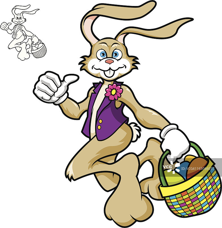 复活节兔子图片素材