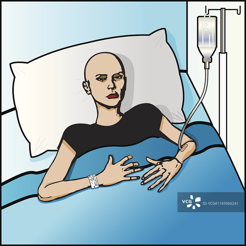 癌症患者图片素材