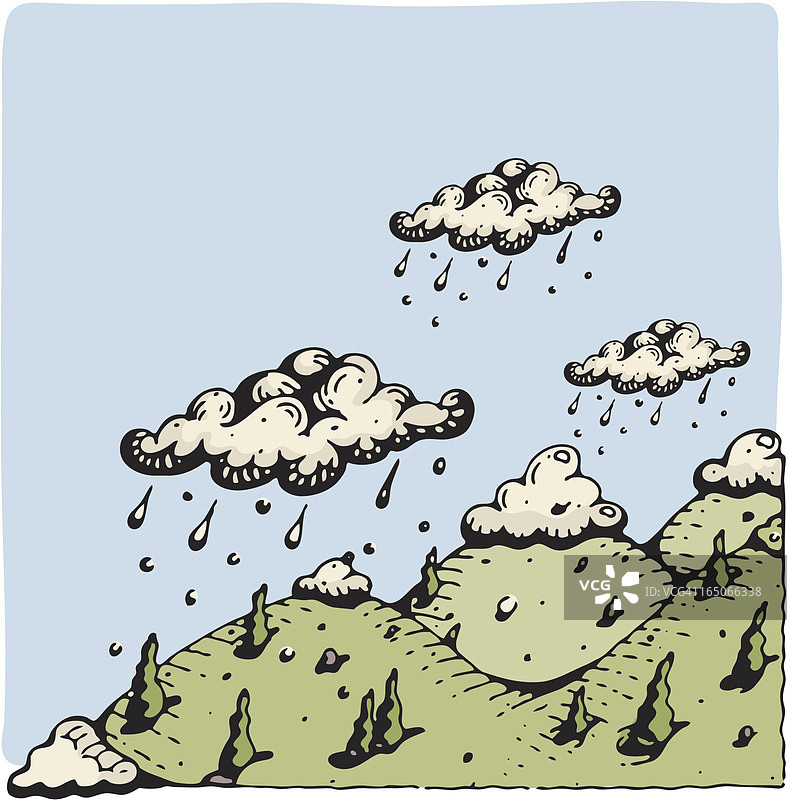 山雨和雪图片素材