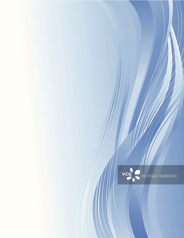 蓝色波浪背景图片素材