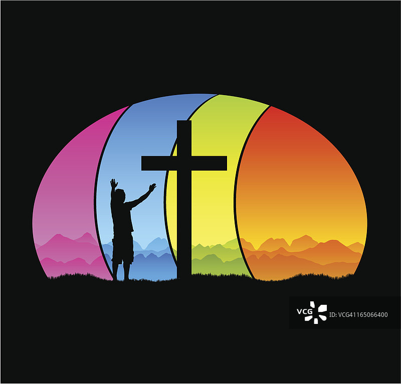 敬拜基督图片素材