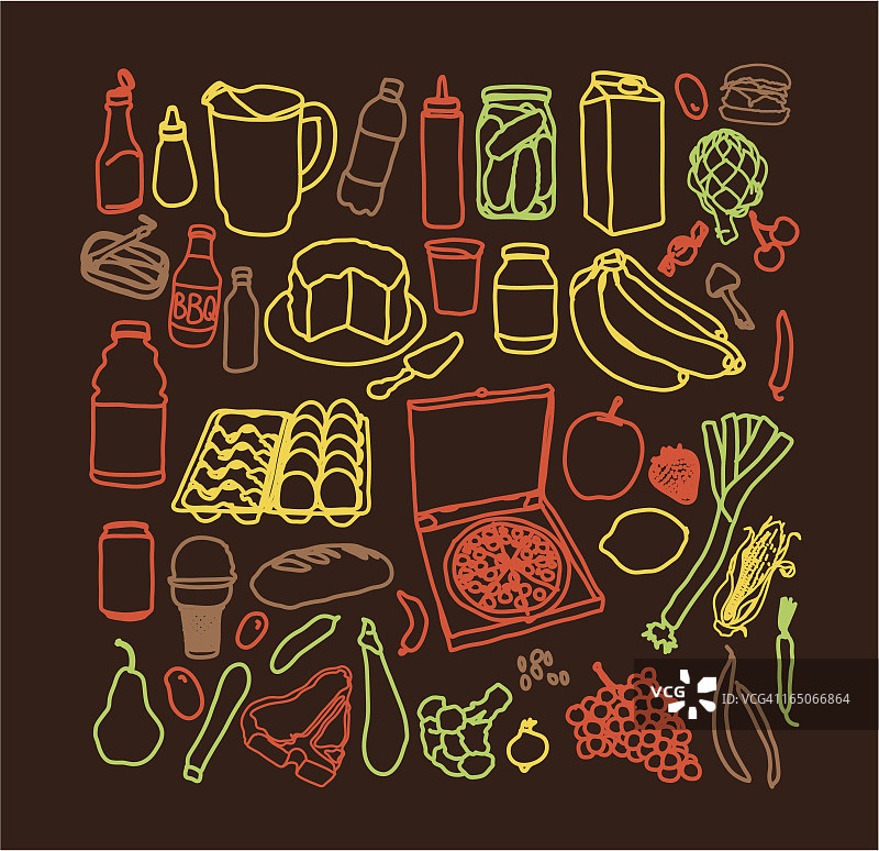 你的冰箱内部图片素材