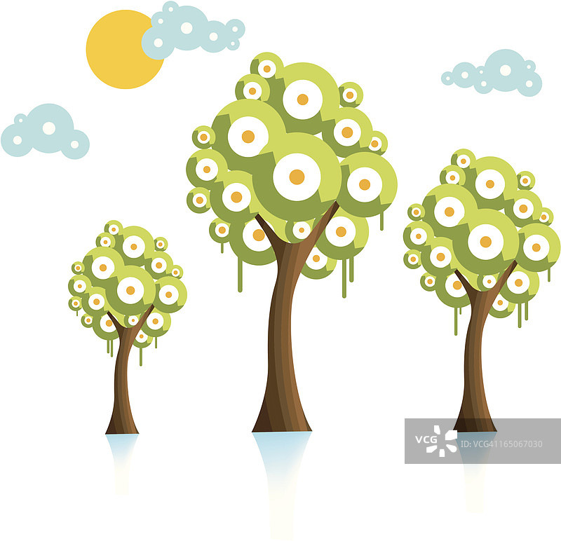 走向绿色图片素材