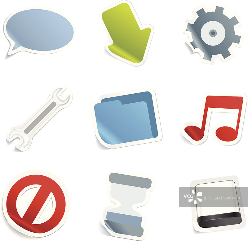 粘性图标 | 控制面板图片素材