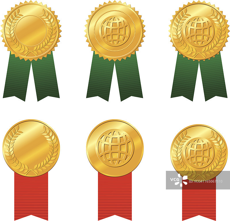 金色印章或奖牌图片素材