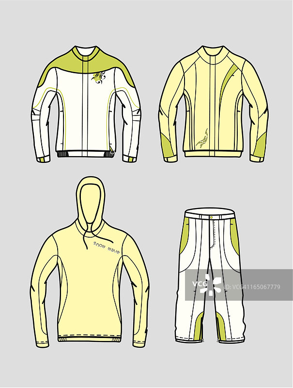 运动服装矢量素材图片素材