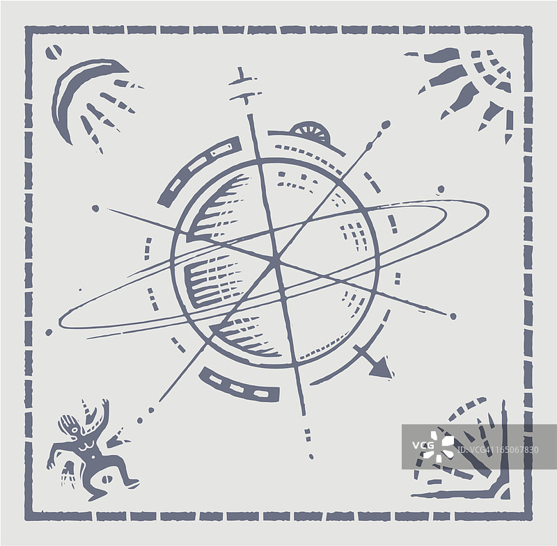 旋转的球体图片素材