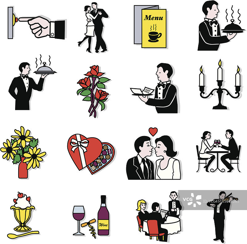 约会之夜外出就餐图片素材