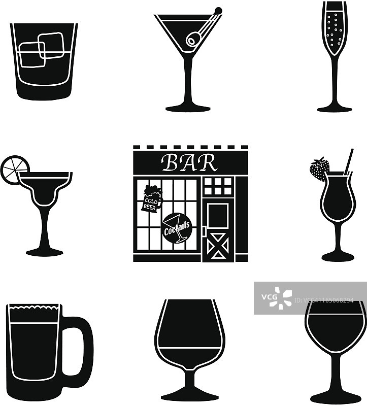 柱状图图标图片素材