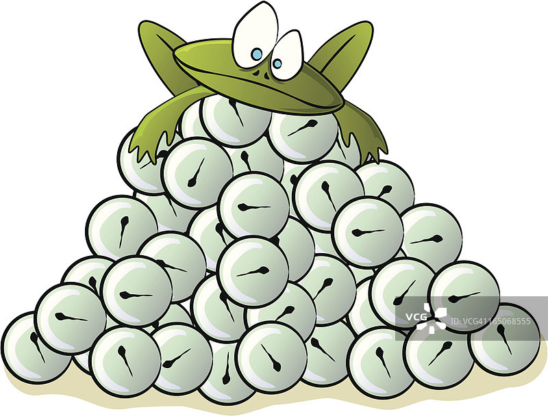 青蛙卵图片素材