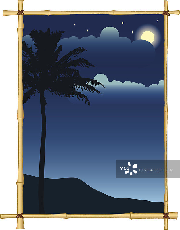 蓝色夏威夷图片素材