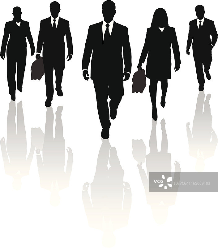 商务团队步行系列图片素材