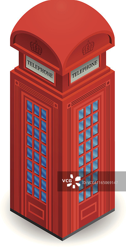 电话亭图片素材