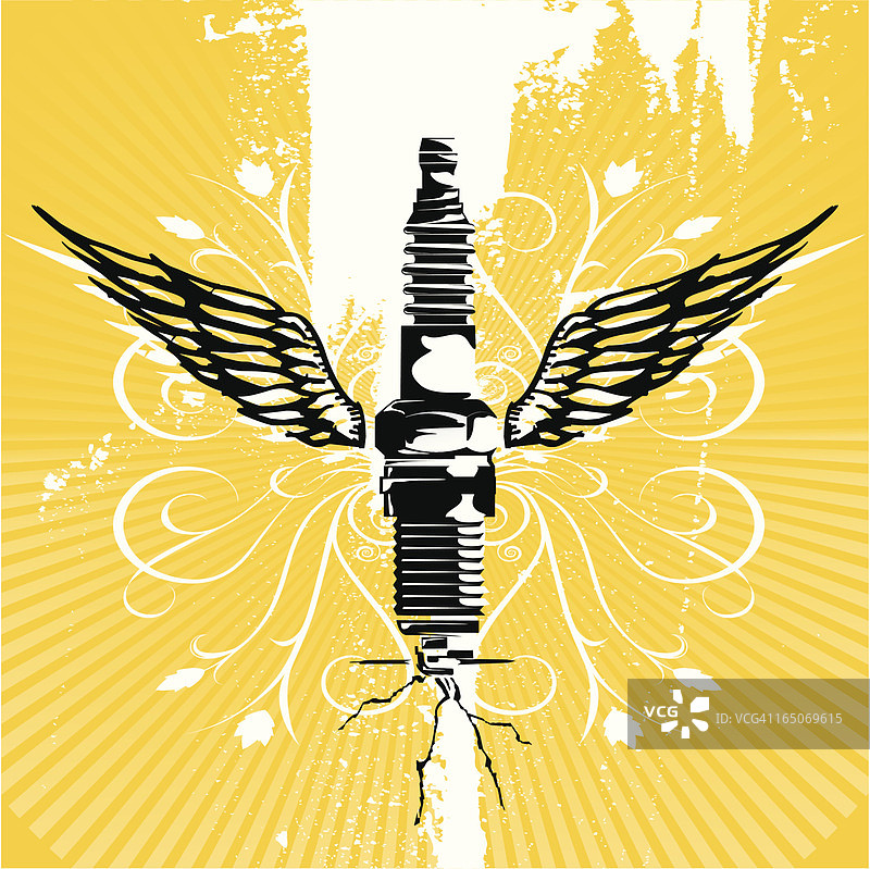 带翼火花塞图片素材