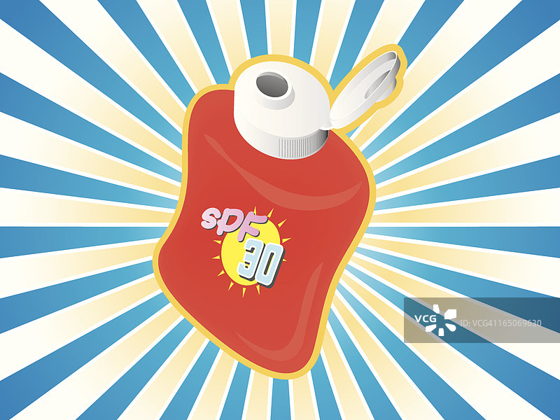 防晒霜图片素材