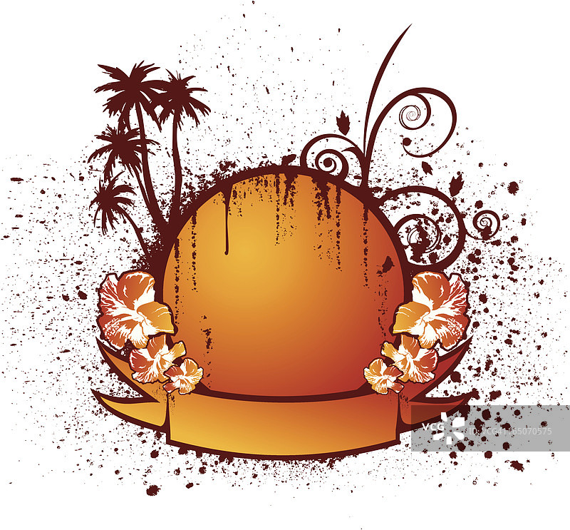 空白Grunge冲浪标志图片素材